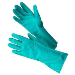 GREEN NITRILE GLOVES